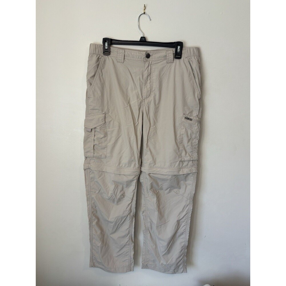 Columbia Men's Zip-Off Khaki Pants Size 34x30 Omni Shade